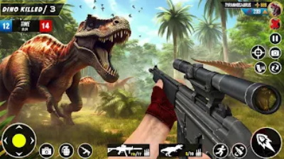 Wild Dinosaur Hunting Games 3D Screenshot2