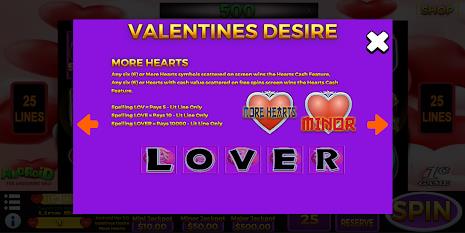 Valentine Desire More Hearts Screenshot2