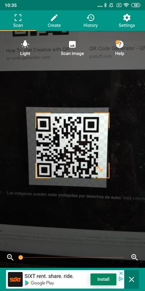 QR & Barcode Reader Screenshot1