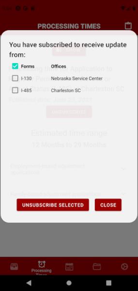 Immigration Case Tracker Screenshot3