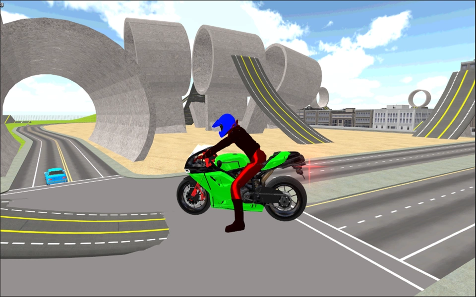 Motorbike Stunt Race 3D Screenshot5