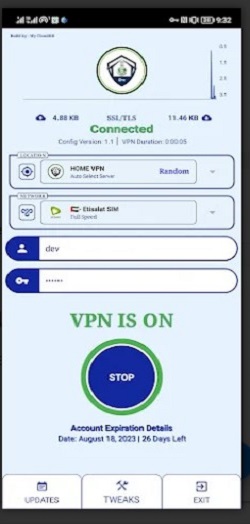 HOME VPN Screenshot2