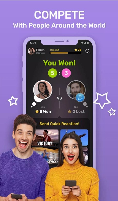 TRIVIA GO! Live 1v1 Quiz Game Screenshot2