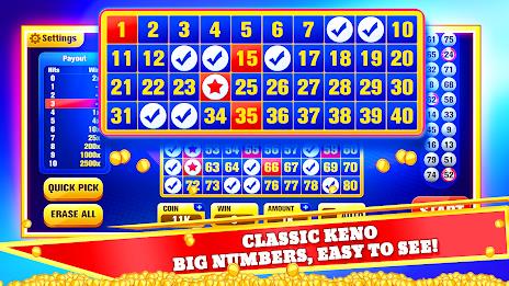 Keno Games Casino Fun Screenshot2