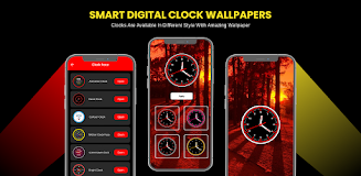 Digital Clock 4K Wallpapers HD Screenshot8