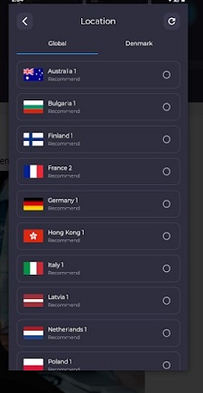 Denmark VPN - Secure and Fast Screenshot2