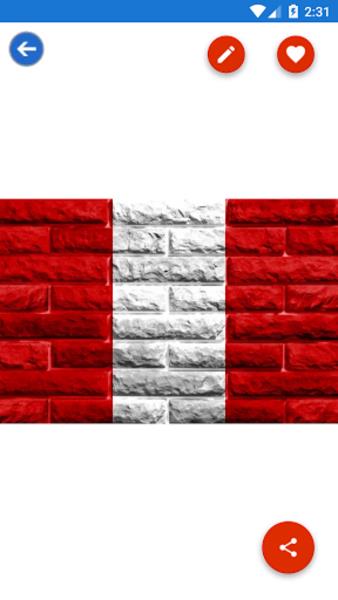 Peru Flag Wallpaper: Flags and Country Images Screenshot3