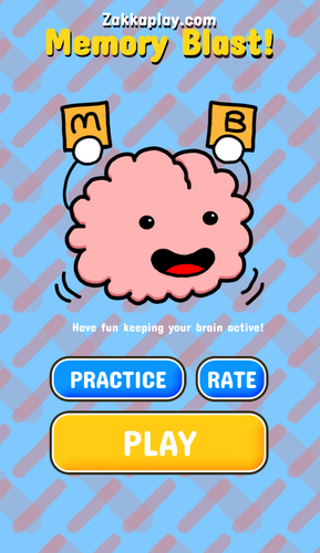 Memory Blast- Hi Score Pair Matching/Concentration Screenshot1