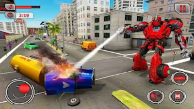 fire truck flying robot rescue Screenshot1