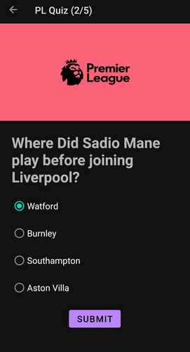 Premier League Quiz Screenshot3