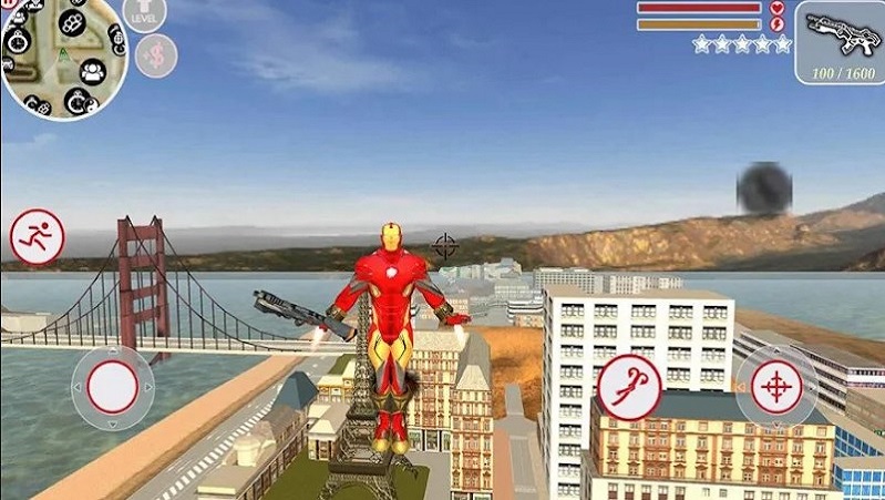 Iron Rope Hero War - Superhero Screenshot2