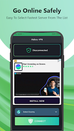 Helios VPN - VPN Proxy Screenshot2