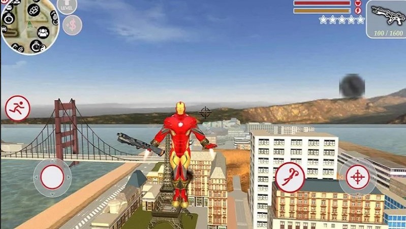 Iron Rope Hero War - Superhero Screenshot3