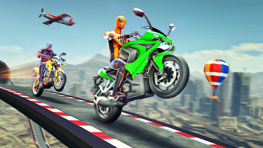 Super Hero Game - Bike Game 3D Screenshot2