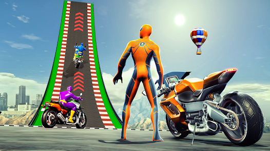 Super Hero Game - Bike Game 3D Screenshot3