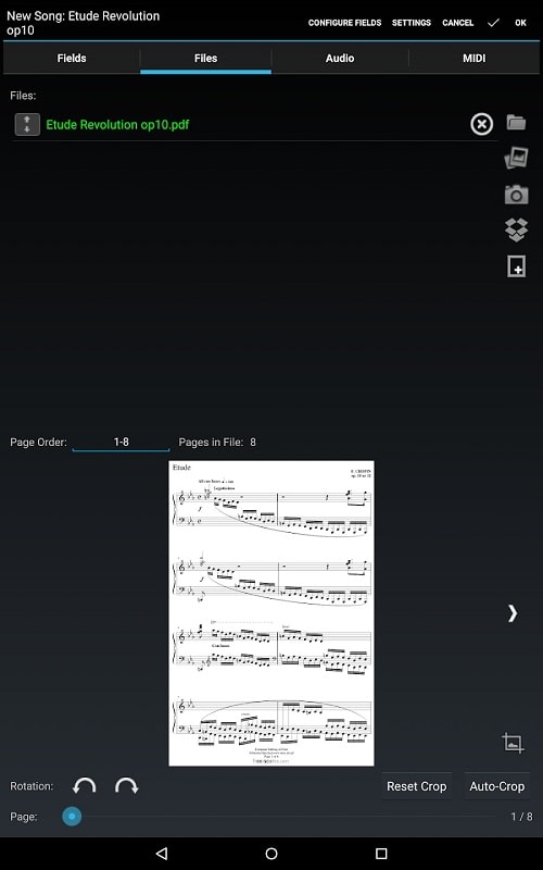 MobileSheets Trial Screenshot1