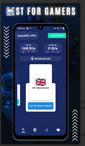 GameRift VPN - SecureVPN Proxy Screenshot3