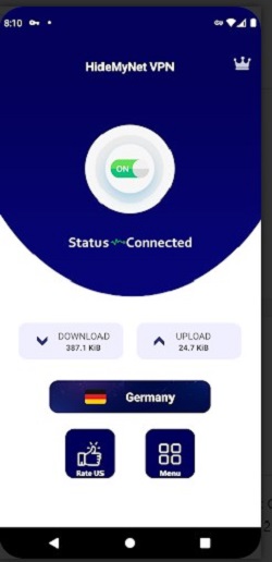 HideMyNet VPN - Fast & Secure Screenshot2