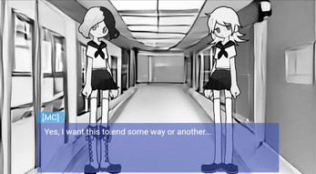 A Quick Rejection: a rushed visual novel. Screenshot1