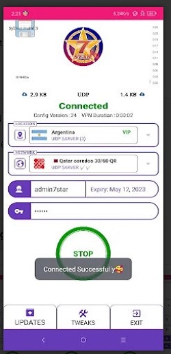 7 STAR PRO - Safe & Secure VPN Screenshot2