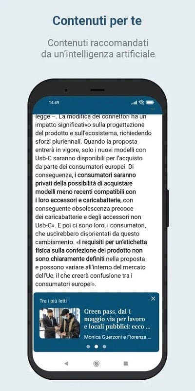 Corriere della Sera Screenshot1