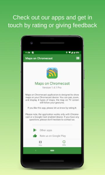 Maps on Chromecast Screenshot7