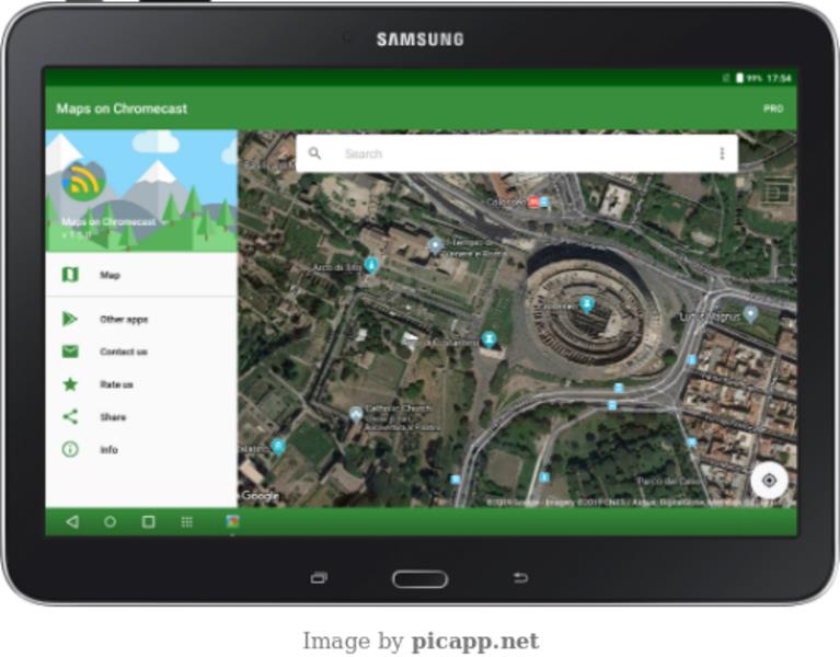 Maps on Chromecast Screenshot5