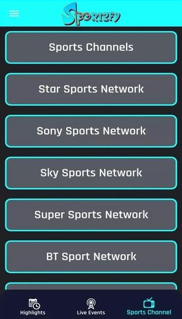 Sportzify TV Screenshot4