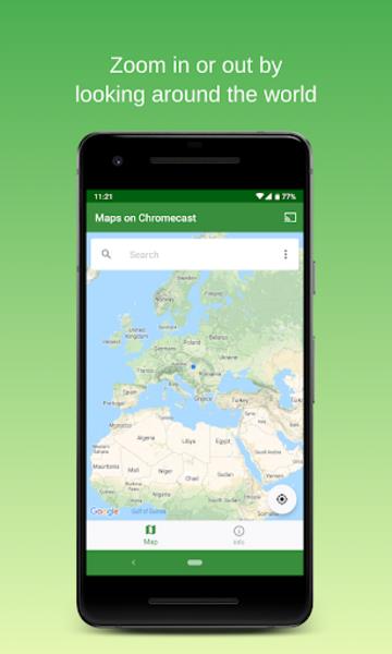 Maps on Chromecast Screenshot10