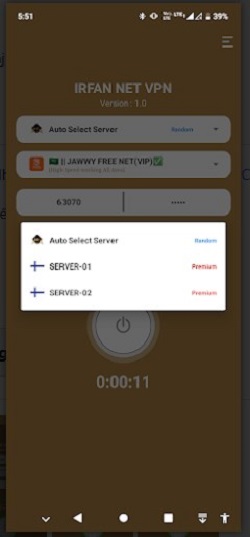 IRFAN NET VPN Screenshot3