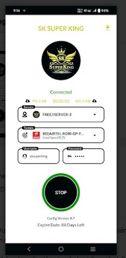 Sk Super king Vpn Screenshot1