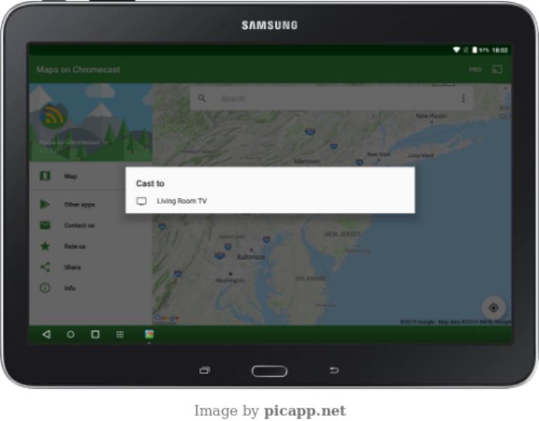 Maps on Chromecast Screenshot3