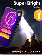 LED Flashlight - Flash Alert Screenshot1