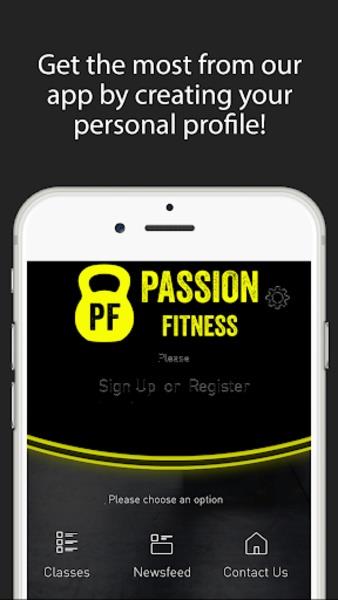 Passion Fitness Screenshot1