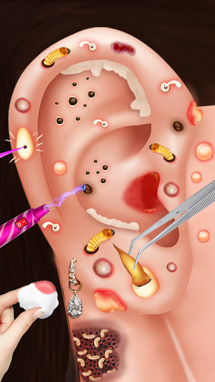 Ear Wax Salon:ASMR Doctor Game Screenshot2