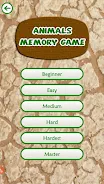 Animals Memory Game Screenshot2