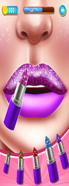 Lip Art Games: Lipstick Makeup Screenshot1