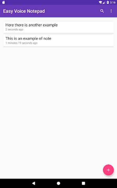 Easy Voice Notepad Screenshot2