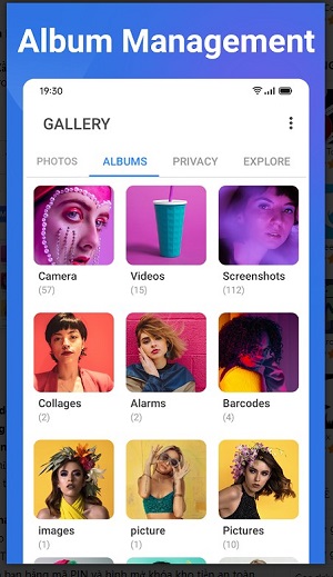 Bộ sưu tập -Thư viện ảnh Album Screenshot1