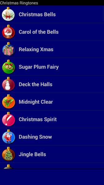 Christmas Ringtones Free Screenshot1