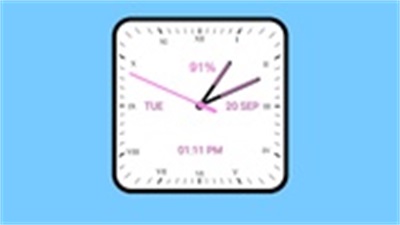 Analog Clock Square Cloassic Screenshot1