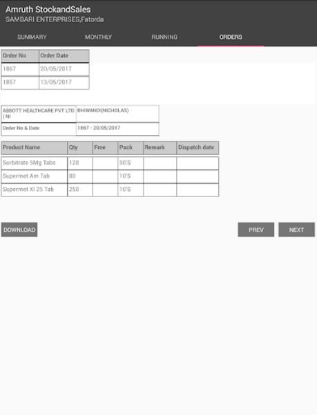 Amruth StockandSales Screenshot3