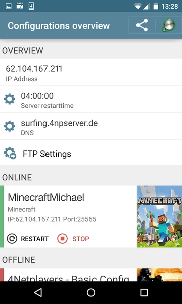4Netplayers Server Manager Screenshot11