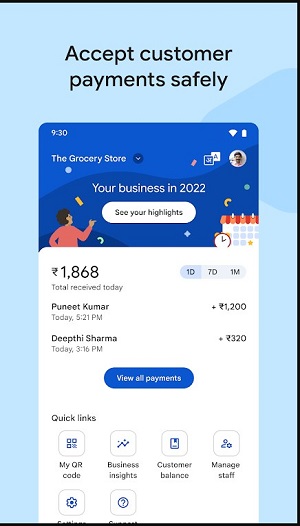 Google Pay for Business Screenshot1