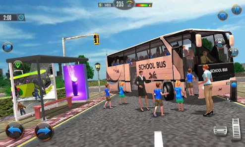 Offroad School Bus Drive Games Screenshot1