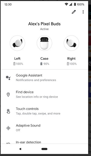 Google Pixel Buds Screenshot2