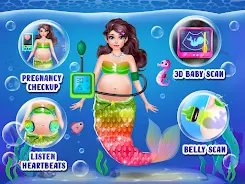 Baby Mermaid Games for Girls Screenshot3