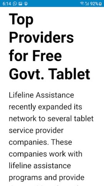 Free Government Tablets Screenshot2