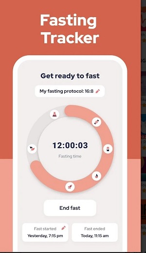 Intermittent Fasting: FastEasy Screenshot1