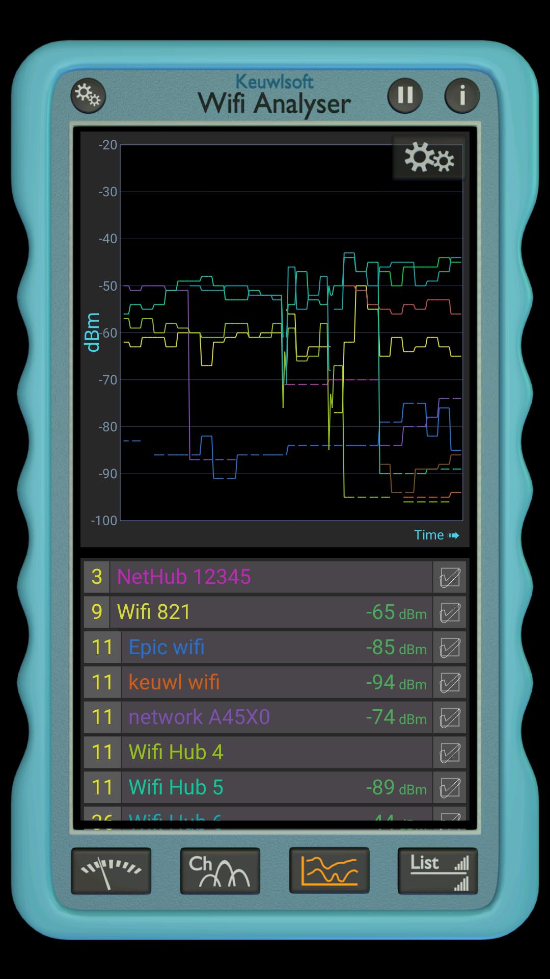 Wifi Analyser Screenshot3